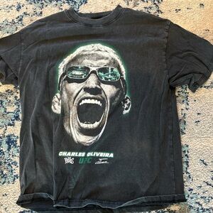 UFC Black and Green Graphic Tee